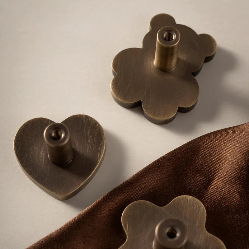 Whimsy Brass Cabinet Knobs