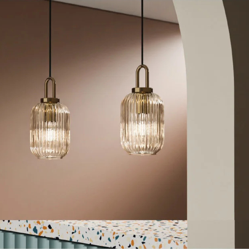 Clara Ridge Glass Pendant Lamps