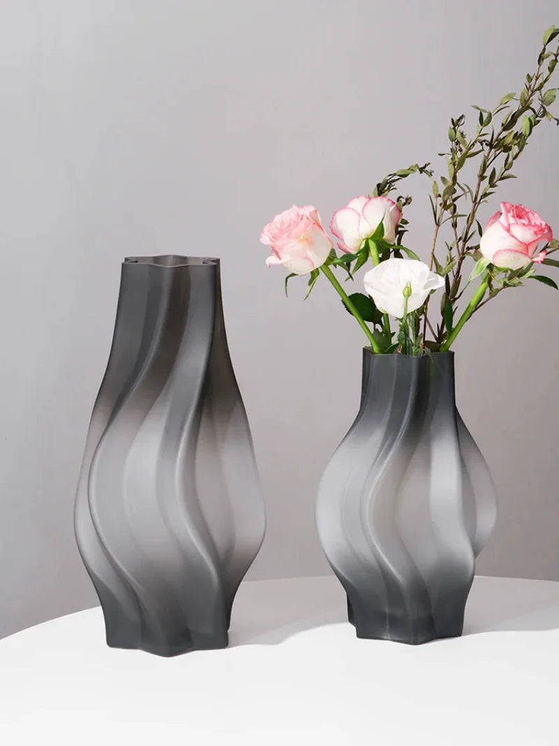 Aurora Ombre Wave Vase