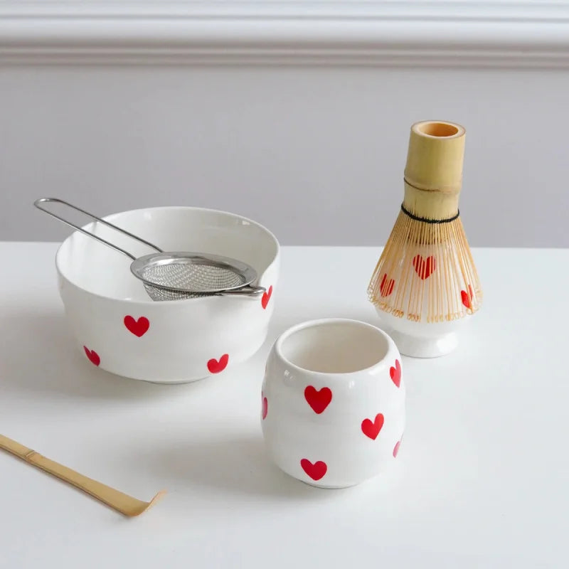 Sweetheart Matcha Ceramic Ritual Set