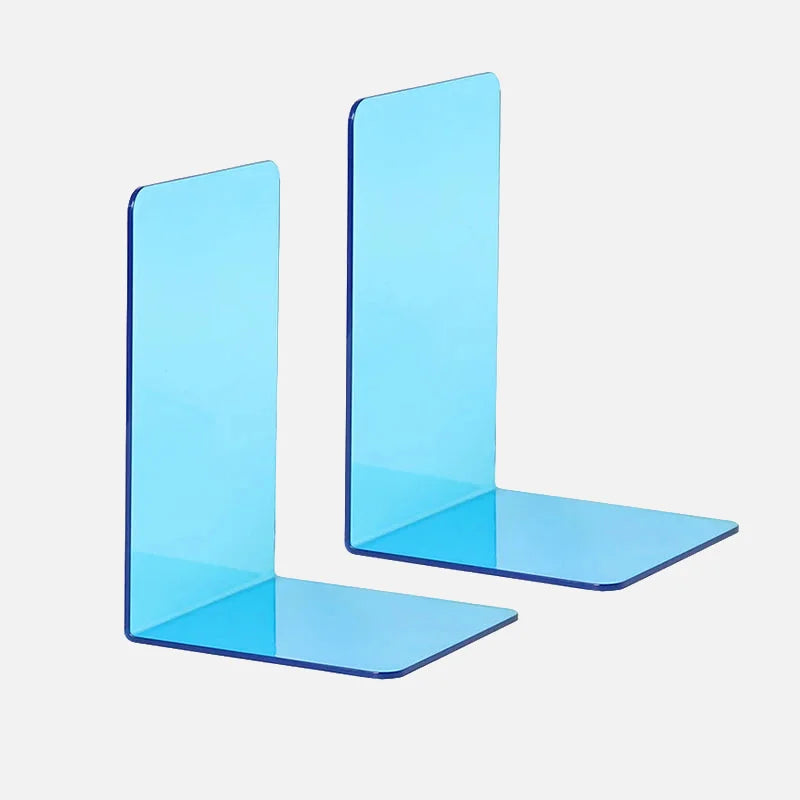 Lumina Acrylic Bookends Blue
