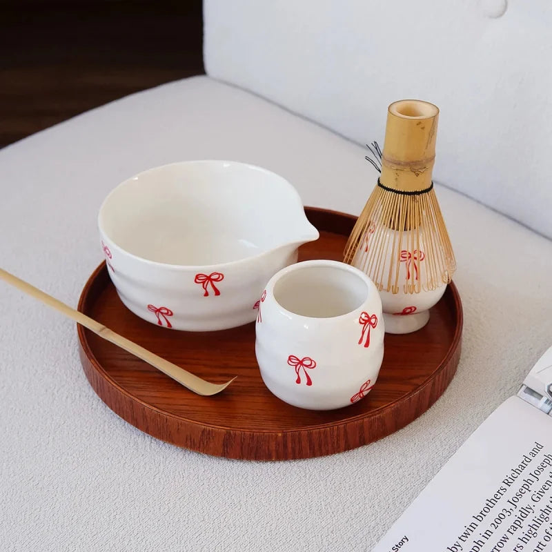 Scarlet Ribbon Matcha Set