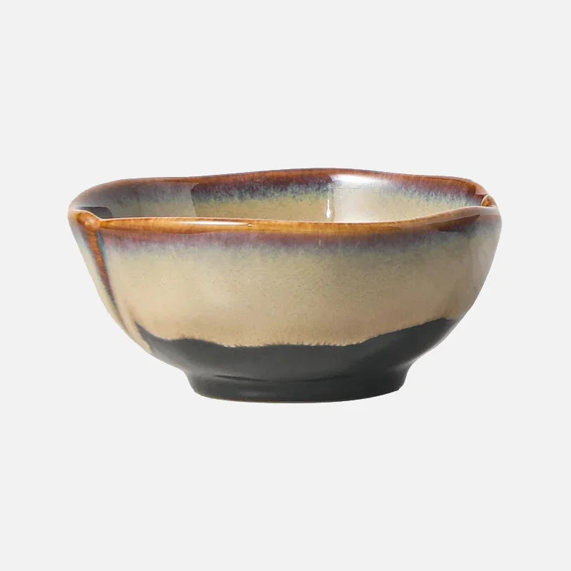 The Azure Earth Serving Bowls Small Brown