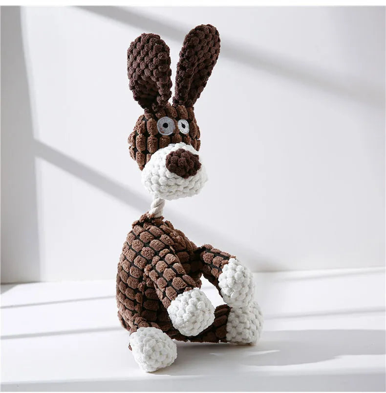 Plush Squeaky Dog Toy – Soft Chew Toy for Small & Medium Dogs
