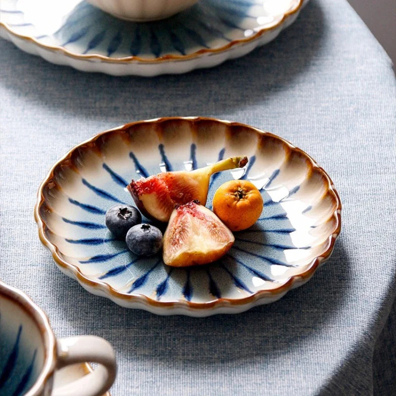 The Azure Petal Dinnerware Set