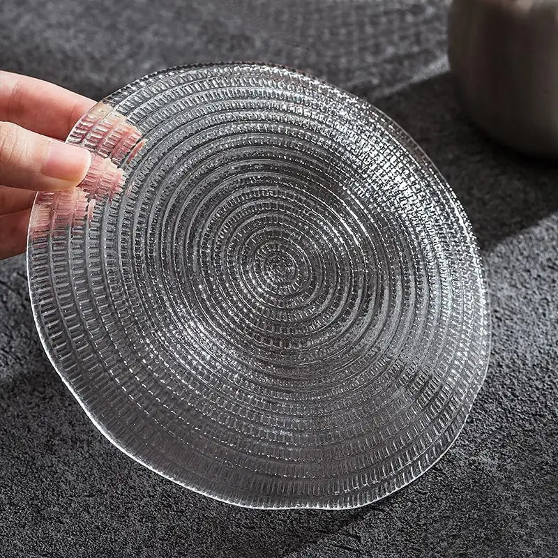 Lattice Glow Glass Plates