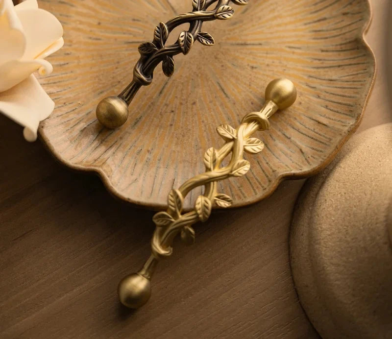 Willowvine Brass Cabinet Pulls