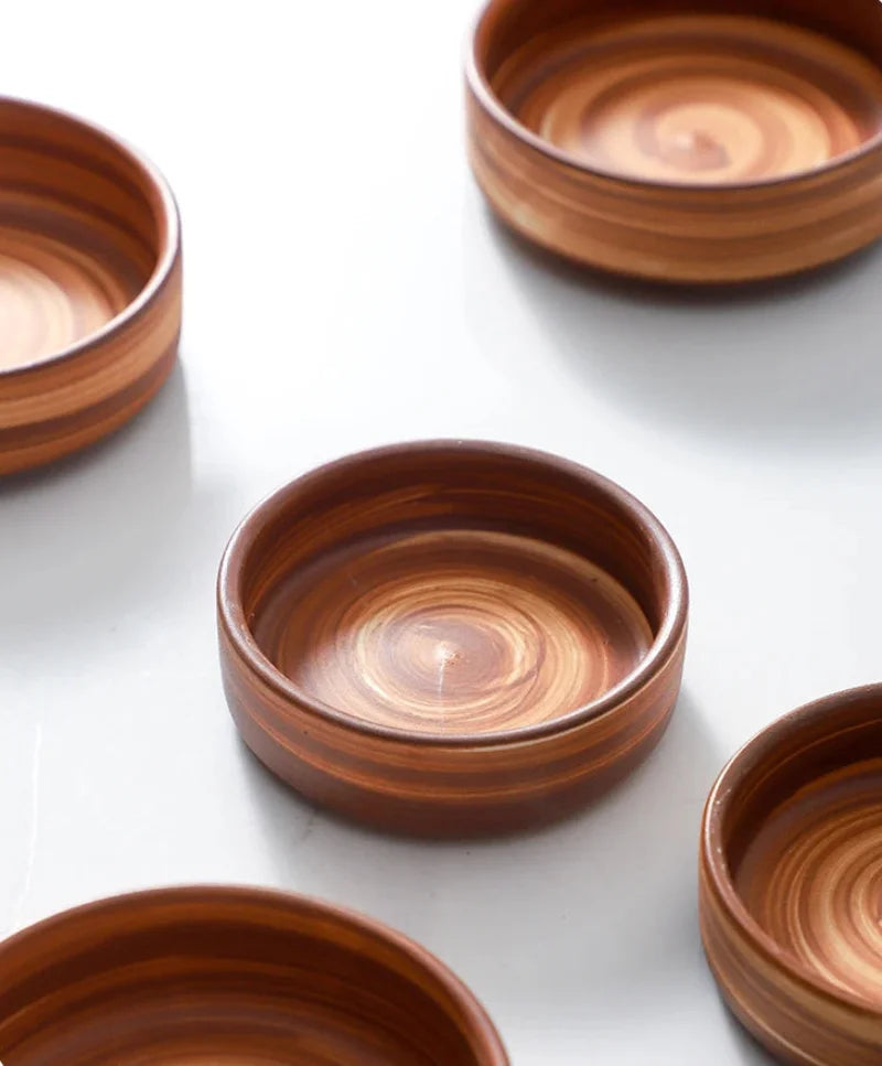 Clay Swirl Dessert Dish
