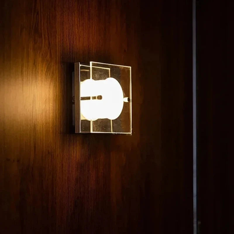 Reflector Cube Wall Sconce