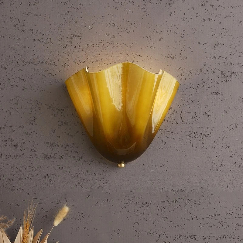 Petaline Glass Wall Sconce