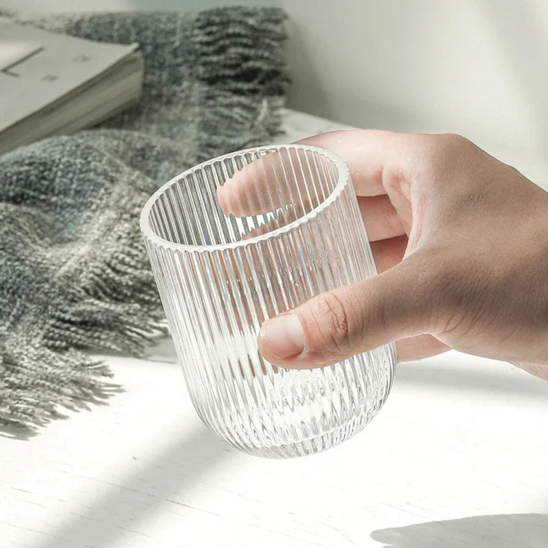The Verona Ribbed Glasses (Set of 6)