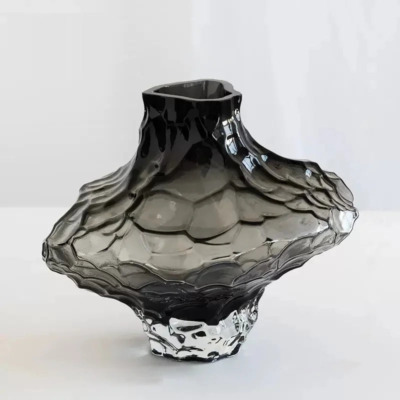 Molten Form Crystal Vase