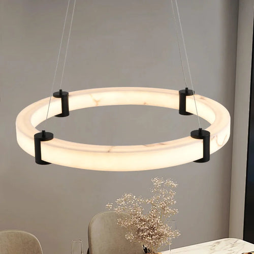 Aura Marble Ring Pendant Warm White