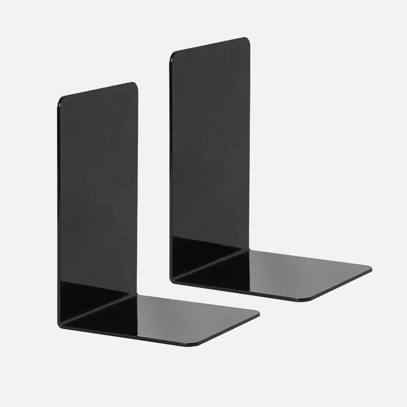 Lumina Acrylic Bookends Black
