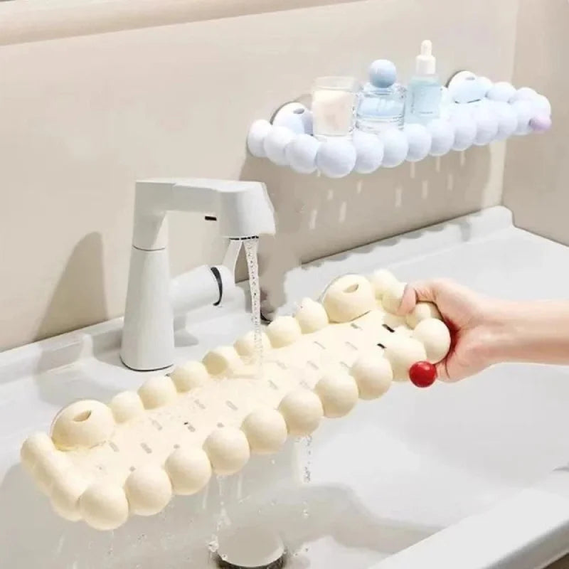 Bubble Cloud Bathroom Shelf