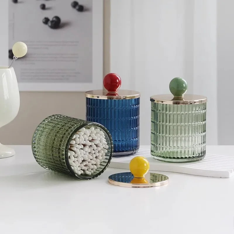 Vista Knob Glass Canisters
