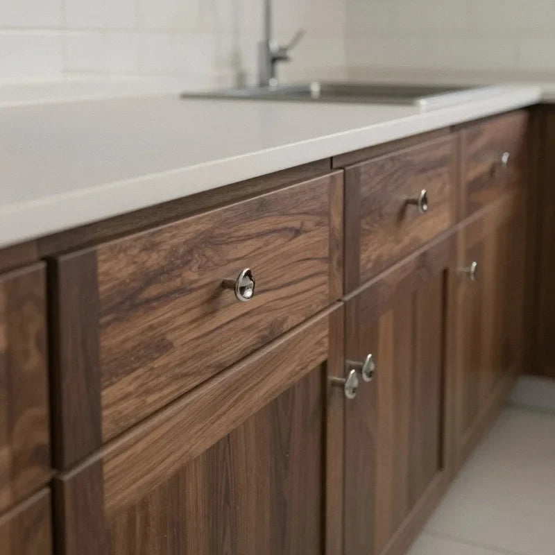 Chanterelle Brass Cabinet Knob