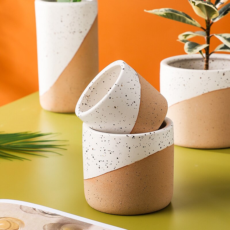 Sanctuary Linen Ceramic Planter