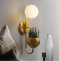 Savoy LED Wall Lamp Planter & Organizer - Final sale