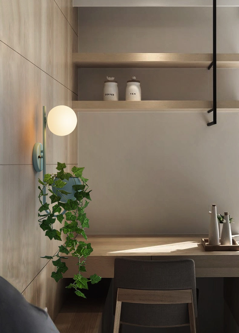 Savoy LED Wall Lamp Planter & Organizer - Final sale