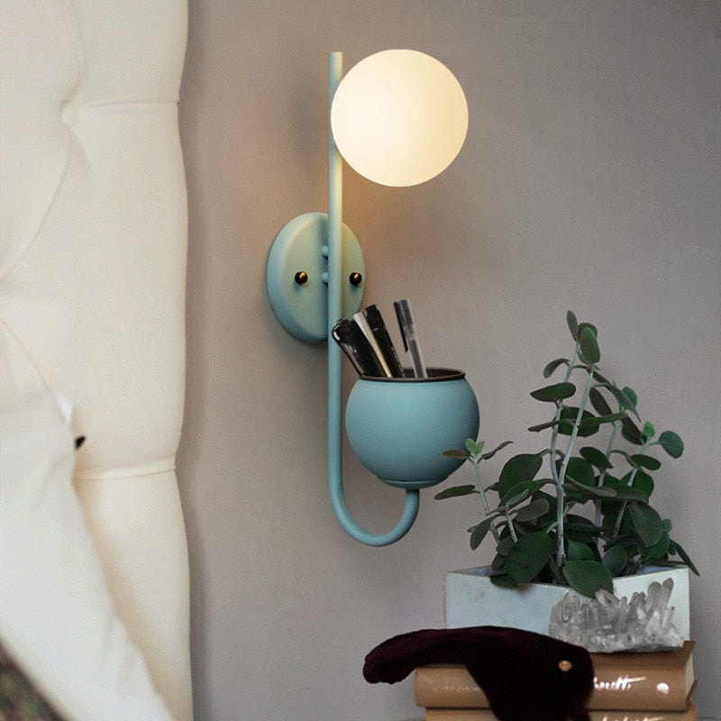 Savoy LED Wall Lamp Planter & Organizer - Final sale