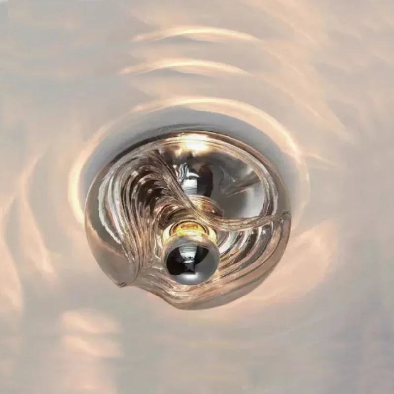 Swirl Wave Wall Sconce Smoky