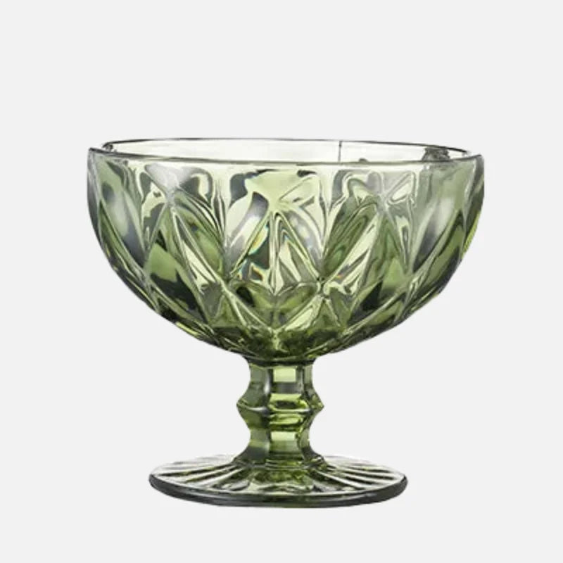 Gemcut Dessert Chalice Green Diamond