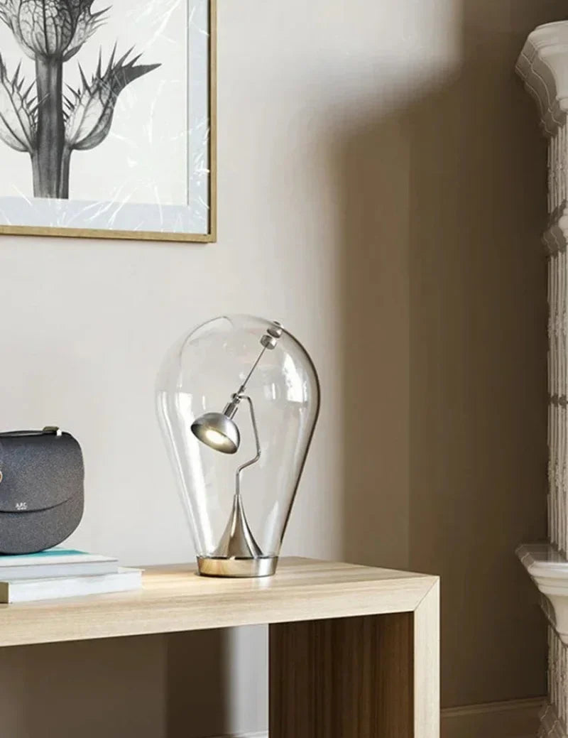 Gravita Chrome Dimmable Table Lamp