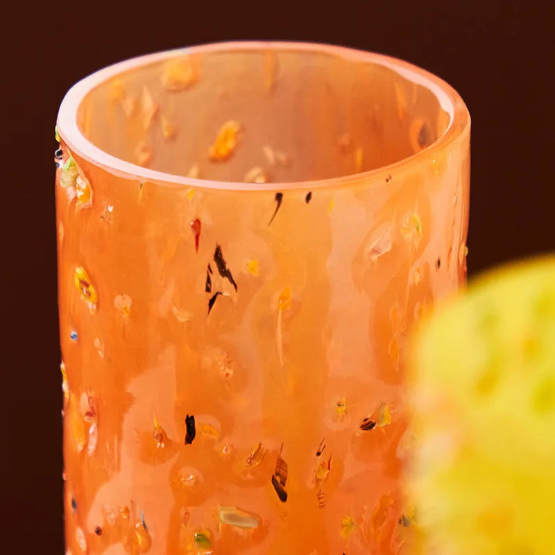 Confetti Pop Textured Glass Vase