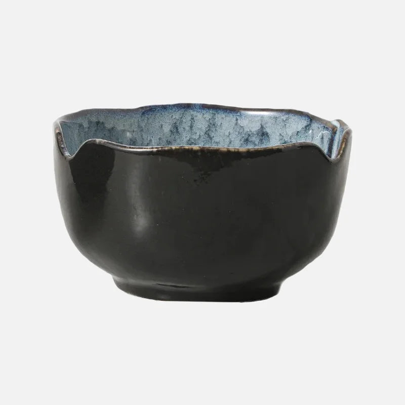 The Azure Earth Serving Bowls Large Black