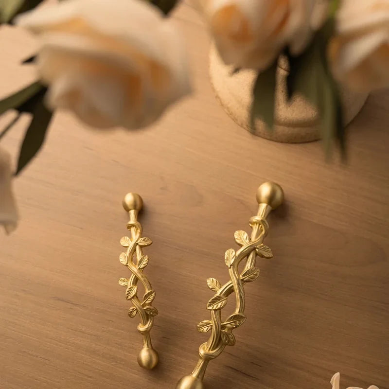 Willowvine Brass Cabinet Pulls
