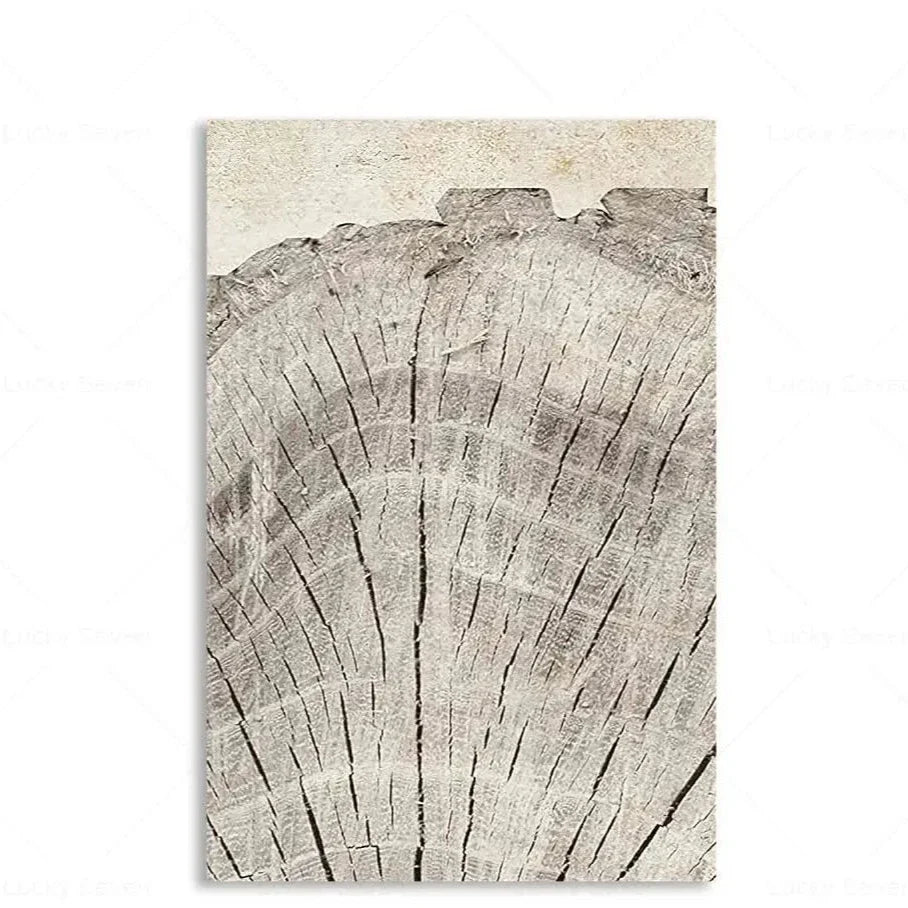 Tree Rings Abstract Canvas 2