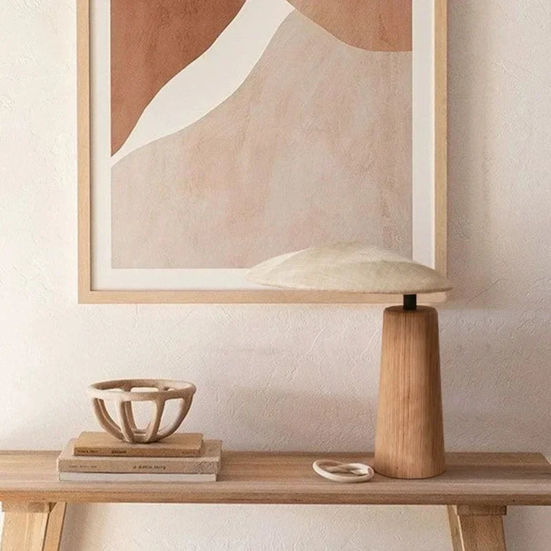Wabi Sabi Linen Table Lamp