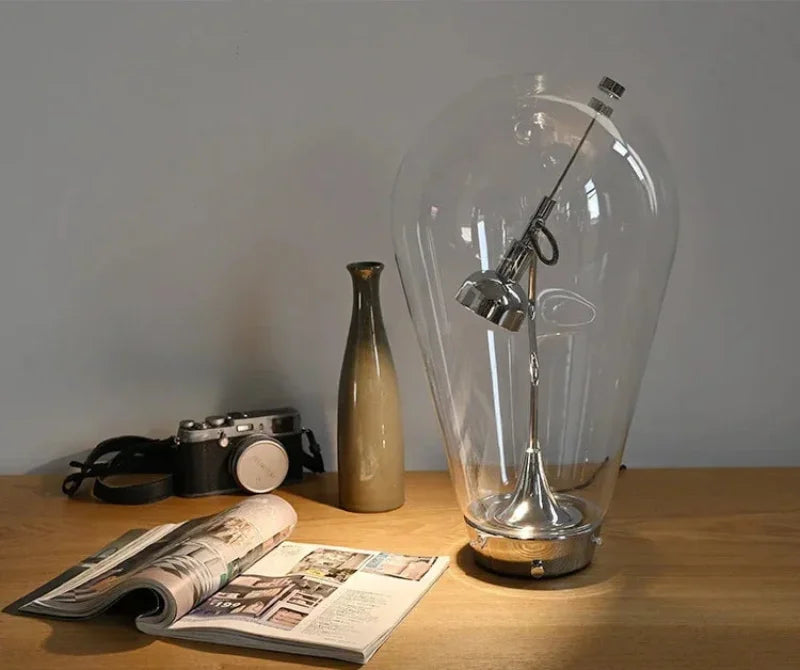 Gravita Chrome Dimmable Table Lamp