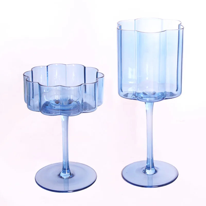 Wave Rim Glass Collection