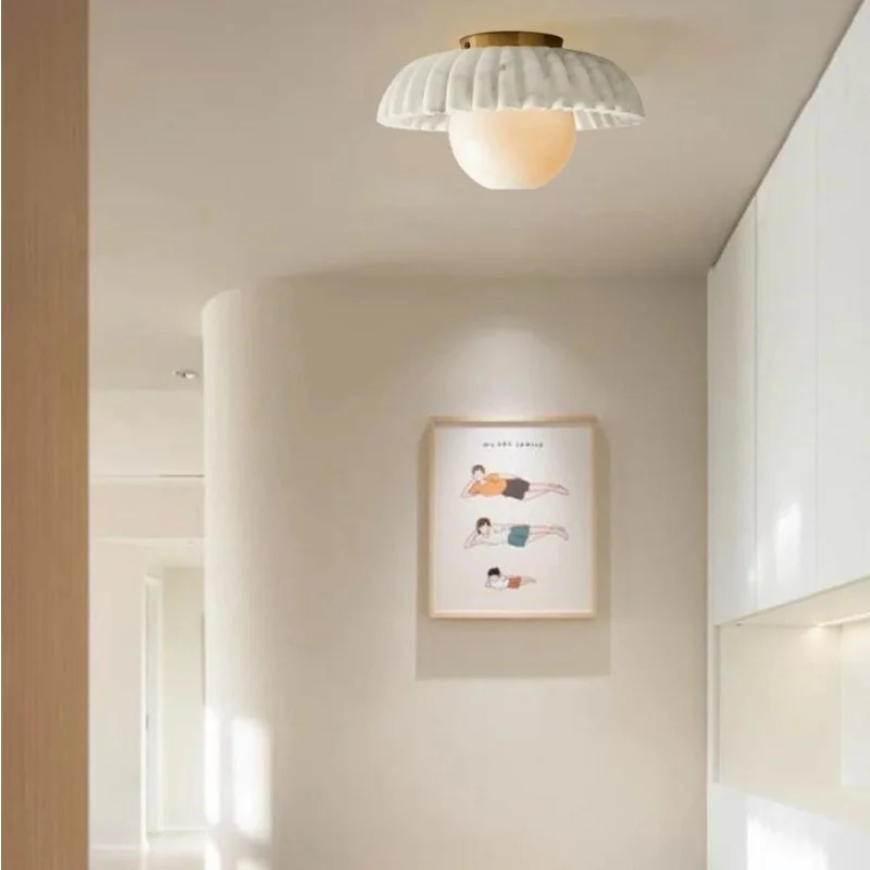 Carrara Pleat Ceiling Lamp