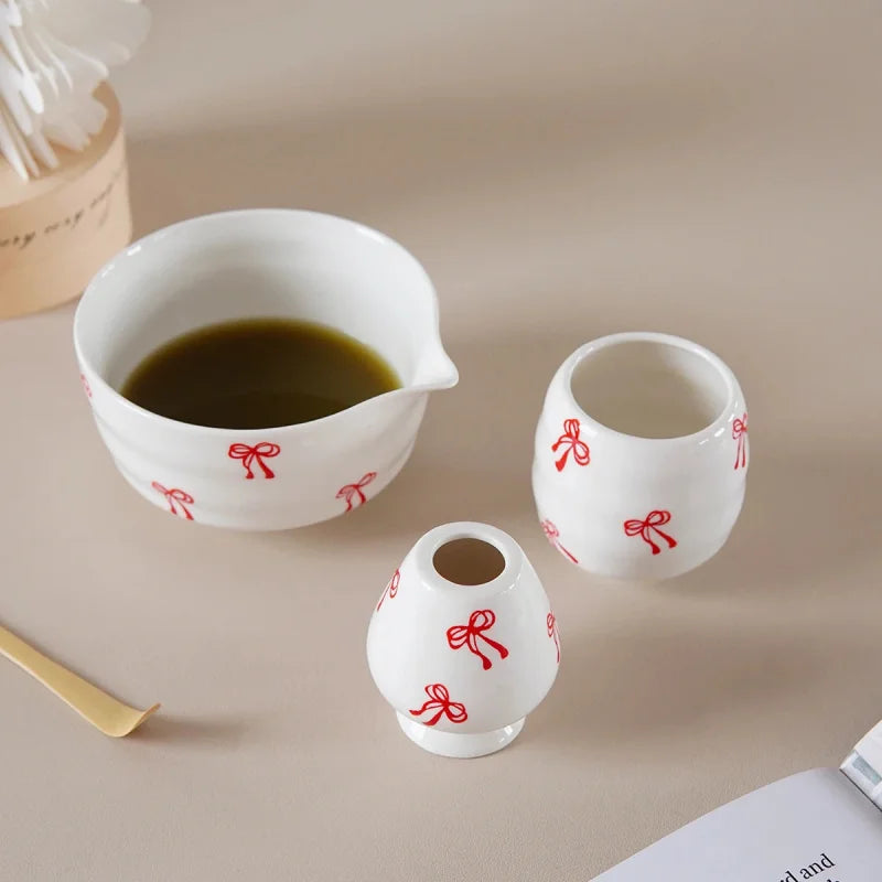 Scarlet Ribbon Matcha Set