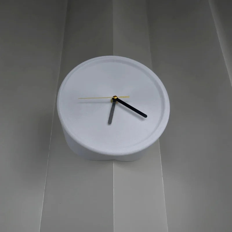 Axis Corner Wall Clock White Outer Unnumbered