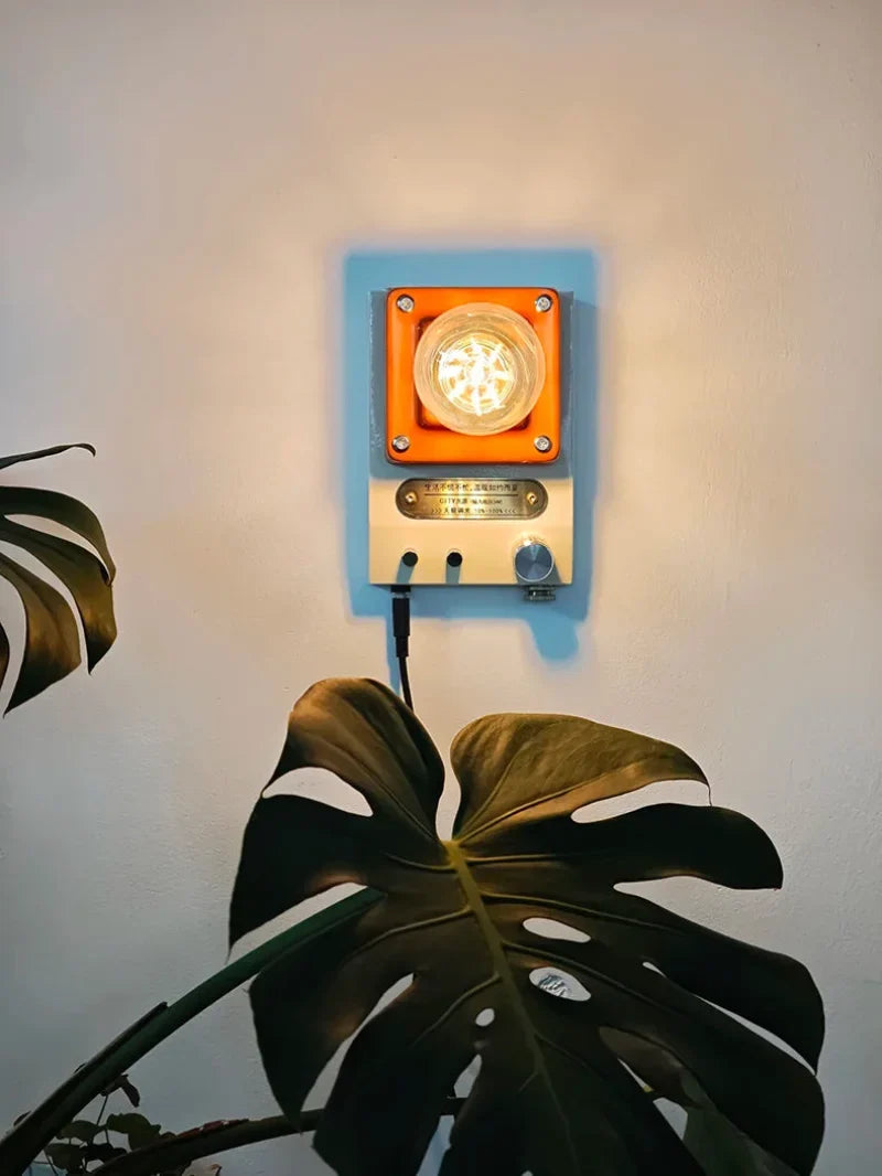 Retro Dial Wall Sconce