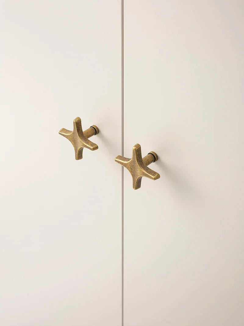 The Crossbeam Brass Knobs