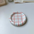Gridline Ceramic Plates