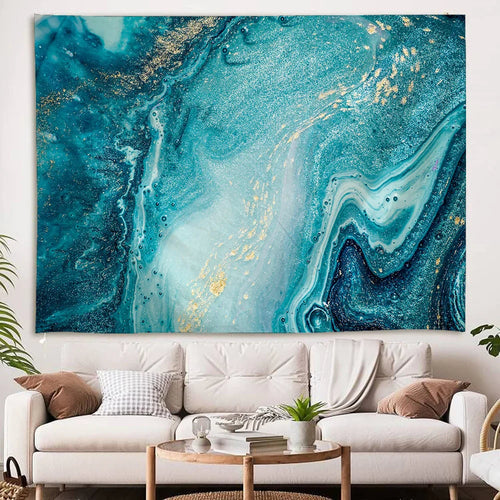 Blue Agate Tapestry 1