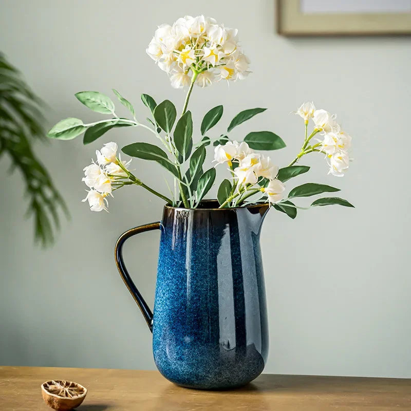 Midnight Ombré Ceramic Pitcher