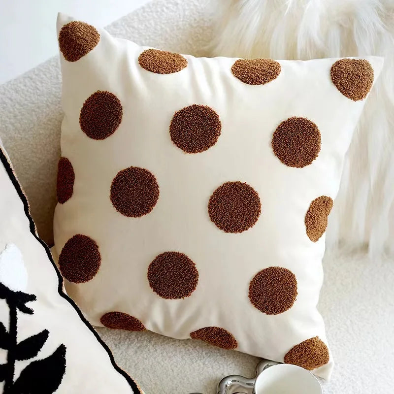 Savanna Trace Pillow Cover Polka Dots