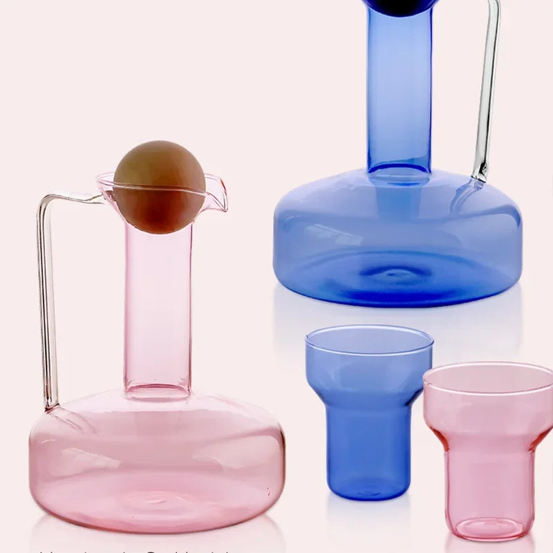 Bubble Spout Glass Kettle Set