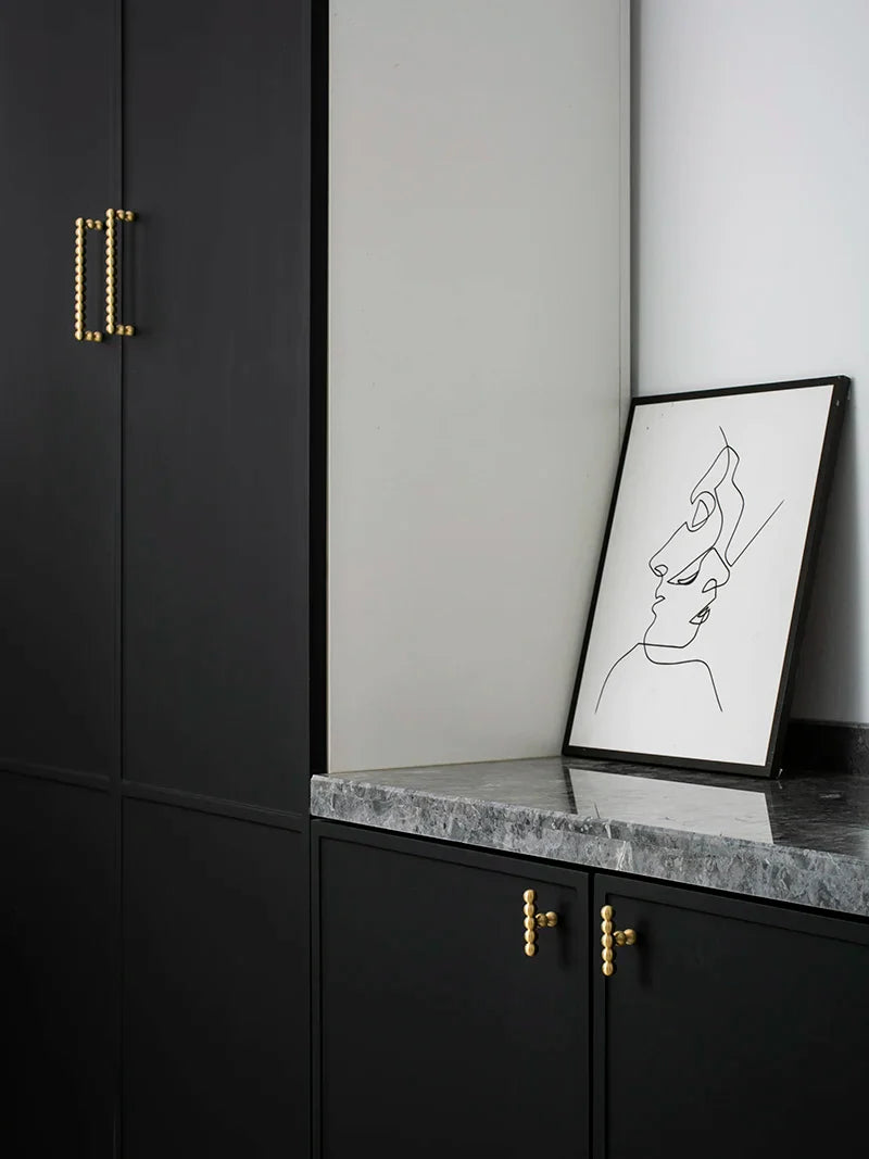 Pearl Brass Cabinet Pull