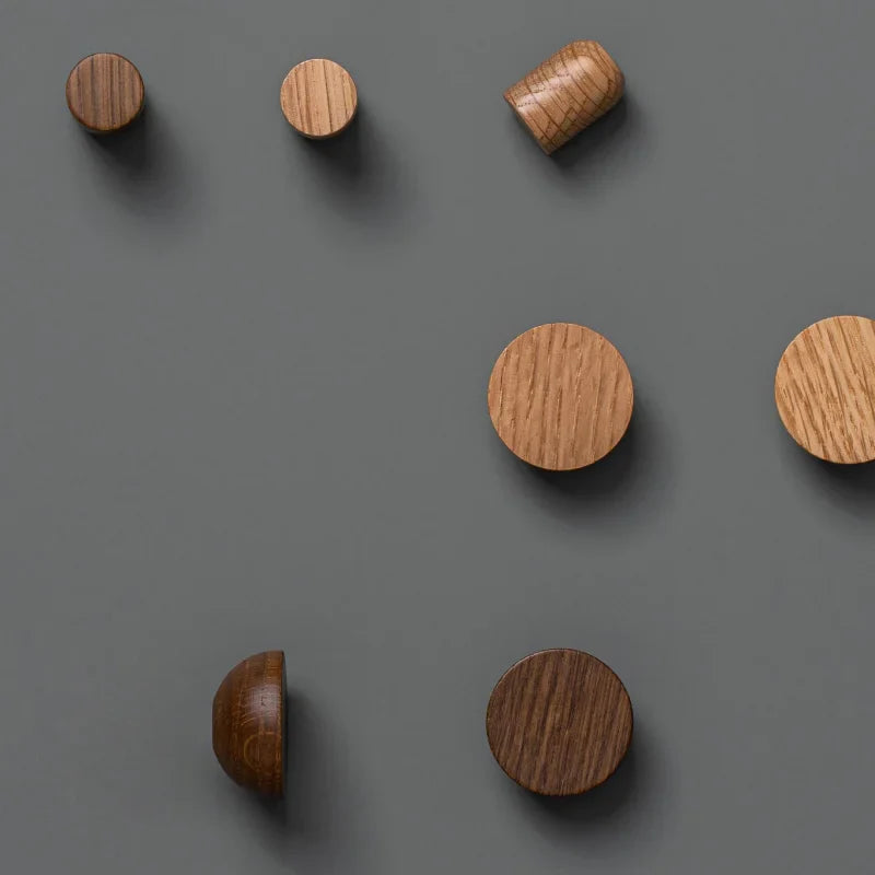 Luno Wooden Cabinet Knobs