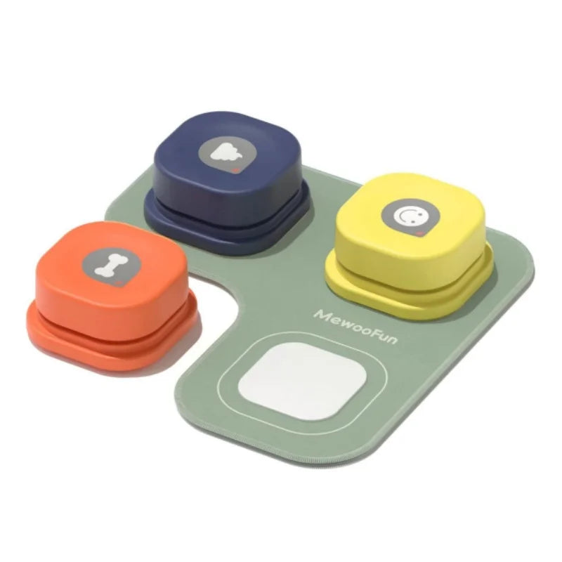 Pet Speak Training Buttons Set 3-Button Set