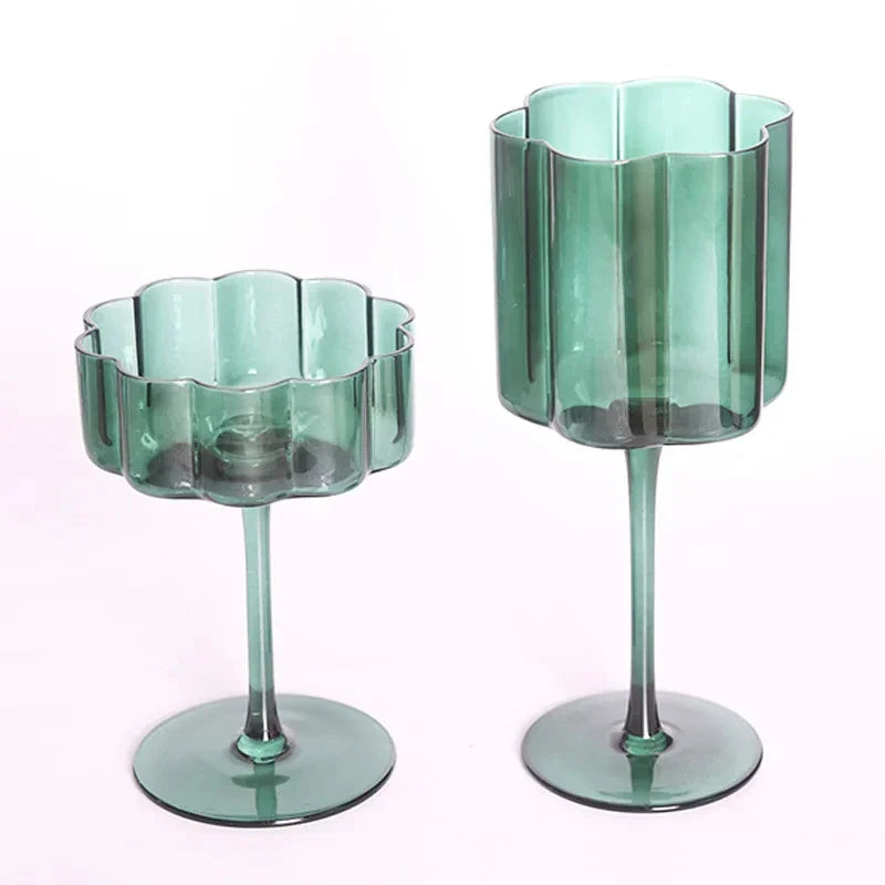 Wave Rim Glass Collection
