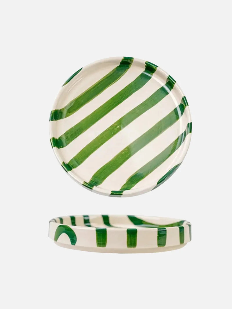 Atelier Stripe & Curve Plate